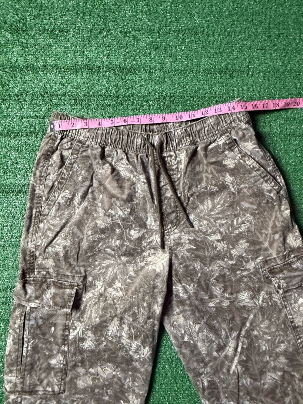 No Boundaries Men's Camouflage Cargo Pants Straight Fit Elastic Waist M (32-34) - Picture 6 of 6
